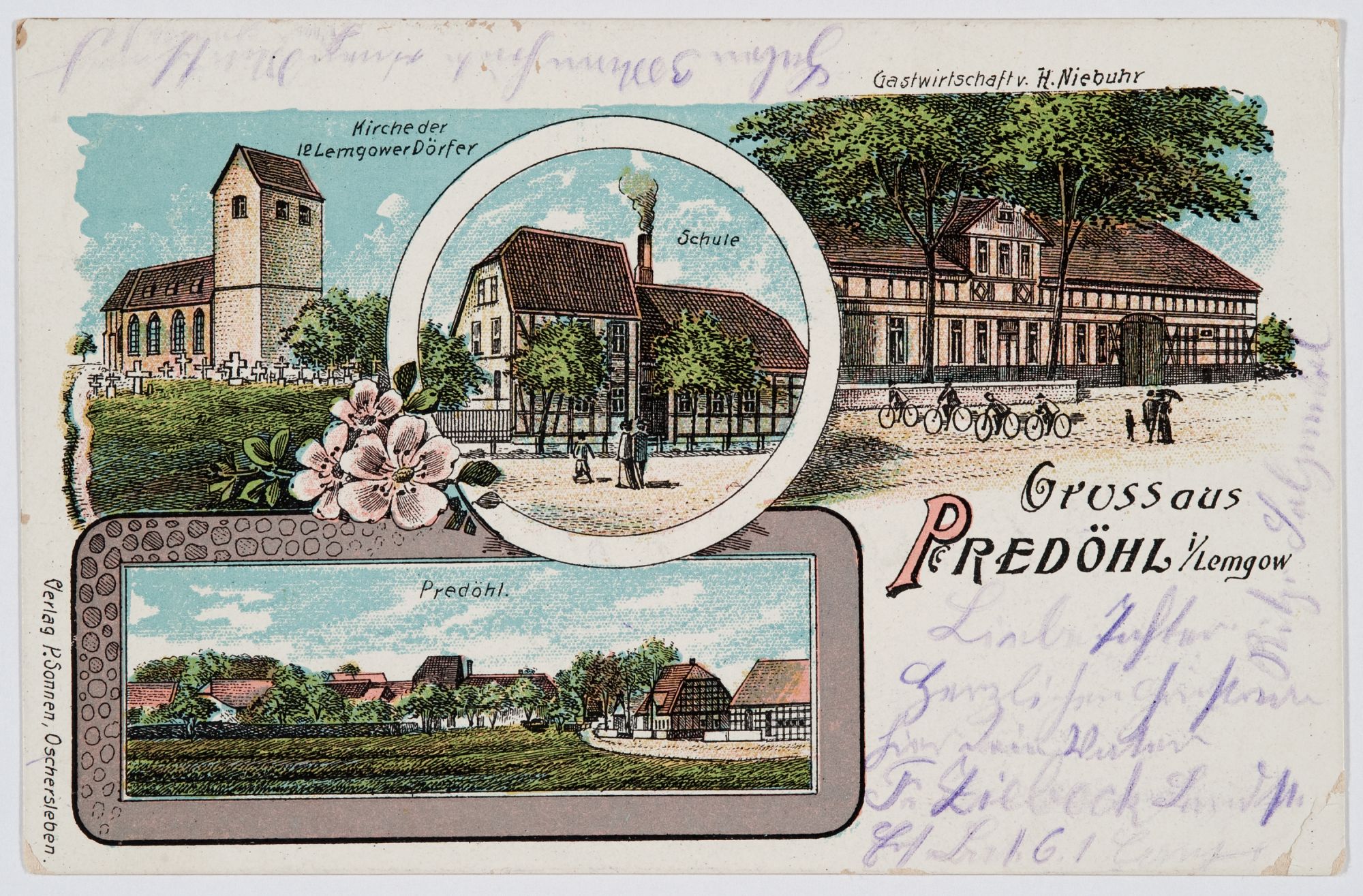 WendlandArchiv Gruss aus Predöhl im Lemgow
