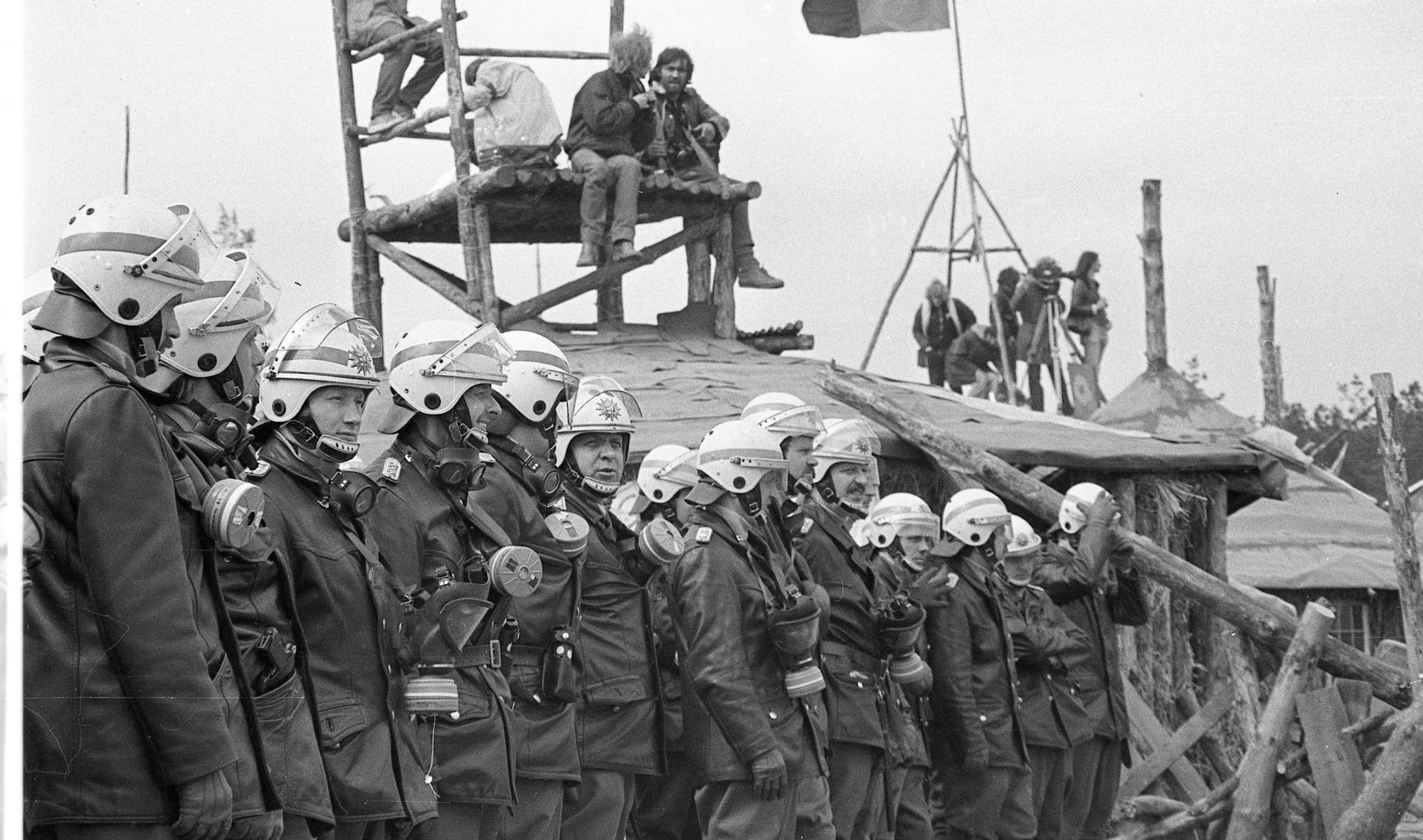 WendlandArchiv Räumung des Hüttendorfes 1004 (Republik Freies Wendland)